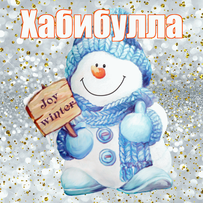 Хабибулла! С первым днем зимы! Красивая открытка Хабибулле!
