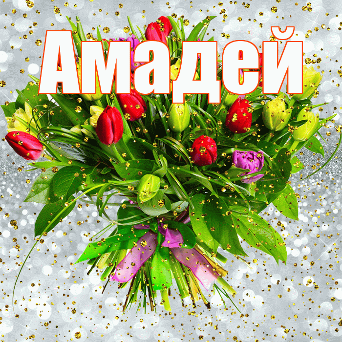 Амадей! С прошедшим днем рождения! Красивая открытка Амадею!