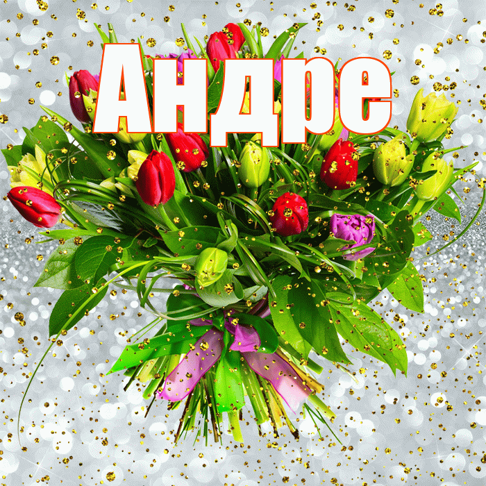 Андре! С прошедшим днем рождения! Красивая открытка Андревне!