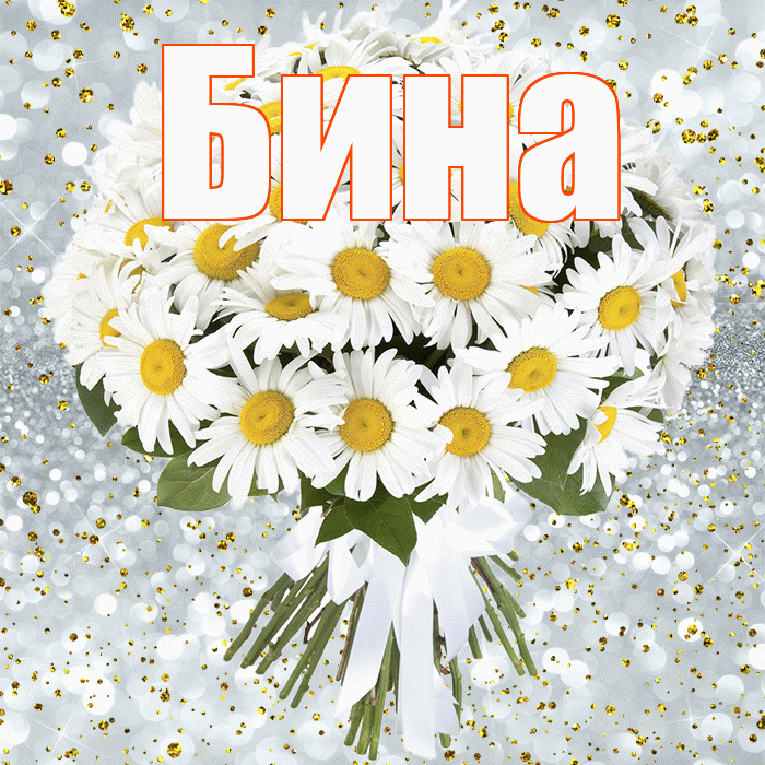Бина! С прошедшим днем рождения! Красивая открытка !