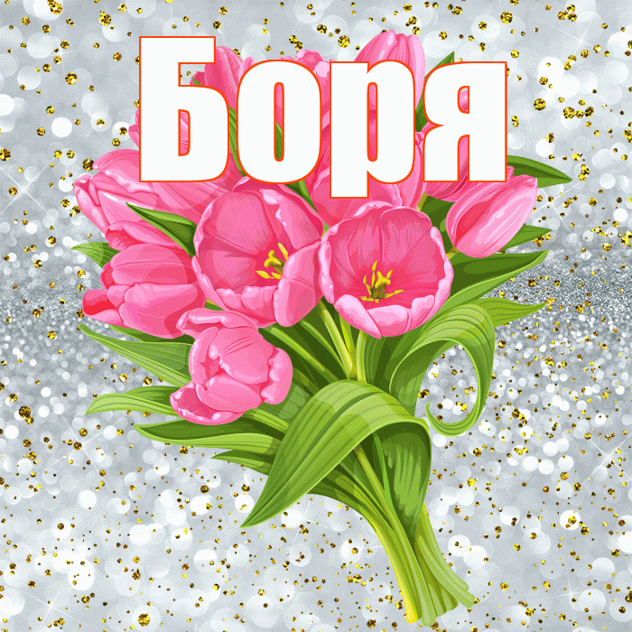 Боря! С прошедшим днем рождения! Красивая открытка Боре!