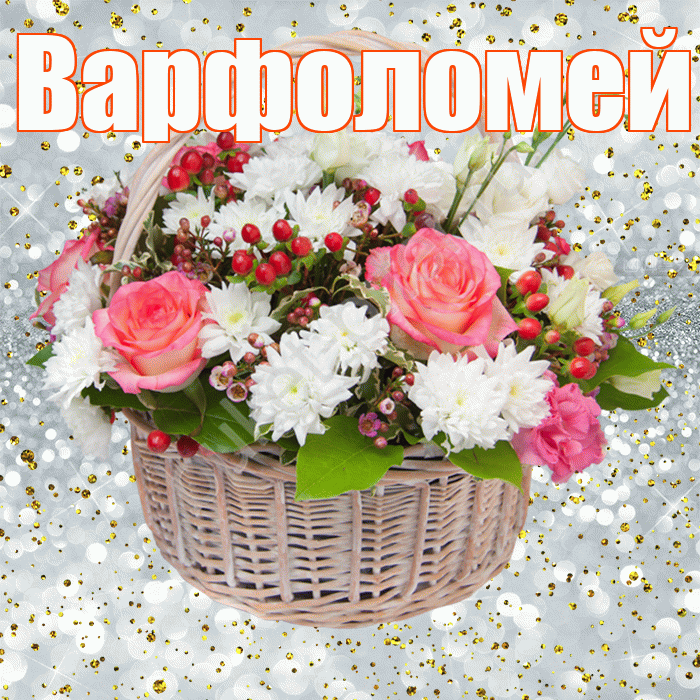 Варфоломей! С прошедшим днем рождения! Красивая открытка Варфоломею!