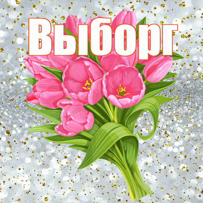 Выборг! С прошедшим днем рождения! Красивая открытка Выборгу!