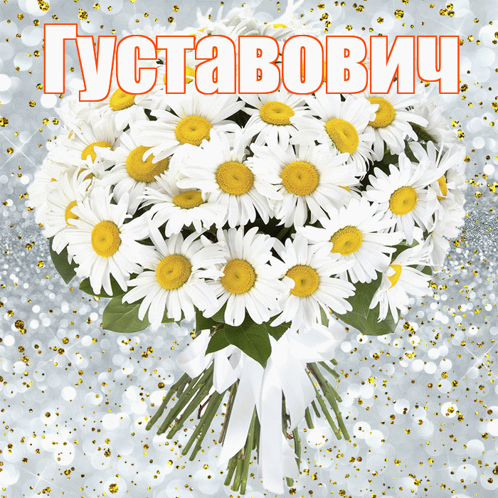 Густавович! С прошедшим днем рождения! Красивая открытка Густавовичу!