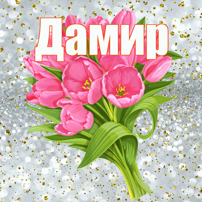 Дамир! С прошедшим днем рождения! Красивая открытка Дамиру!