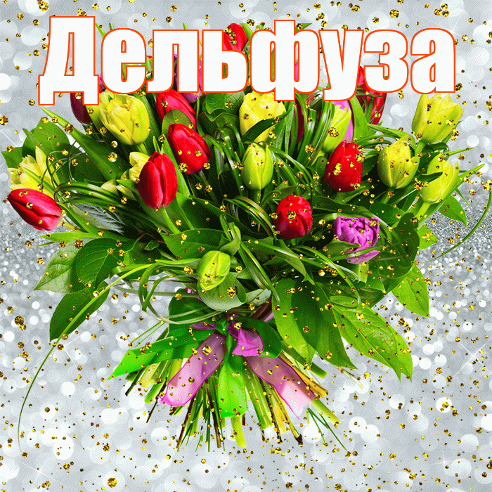 Дельфуза! С прошедшим днем рождения! Красивая открытка Дельфузе!