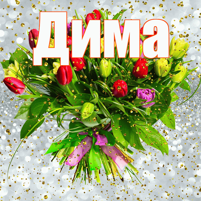 Дима! С прошедшим днем рождения! Красивая открытка Диму!
