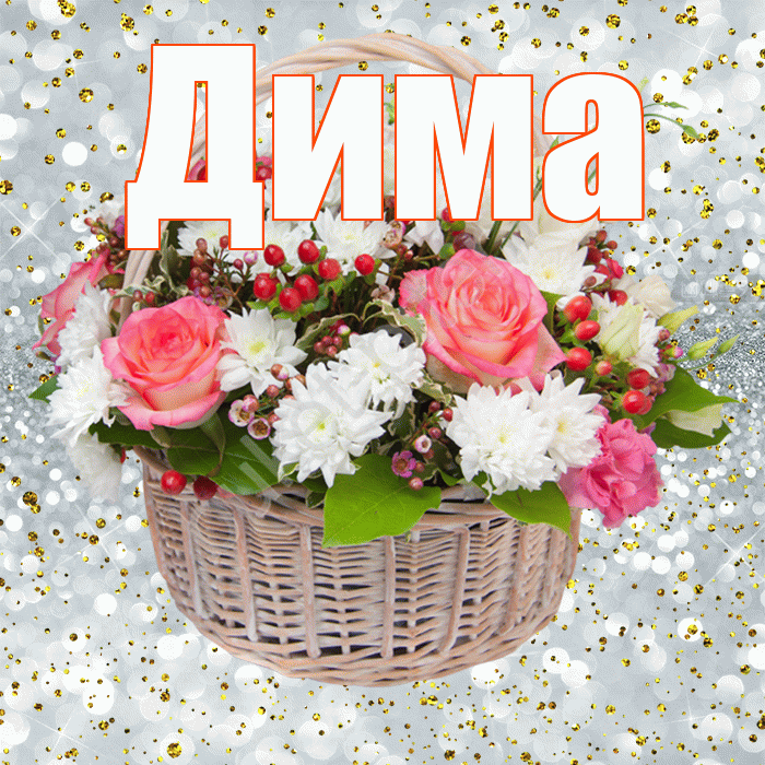 Дима! С прошедшим днем рождения! Красивая открытка Диму!