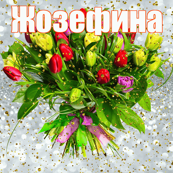 Жозефина! С прошедшим днем рождения! Красивая открытка Жозефине!
