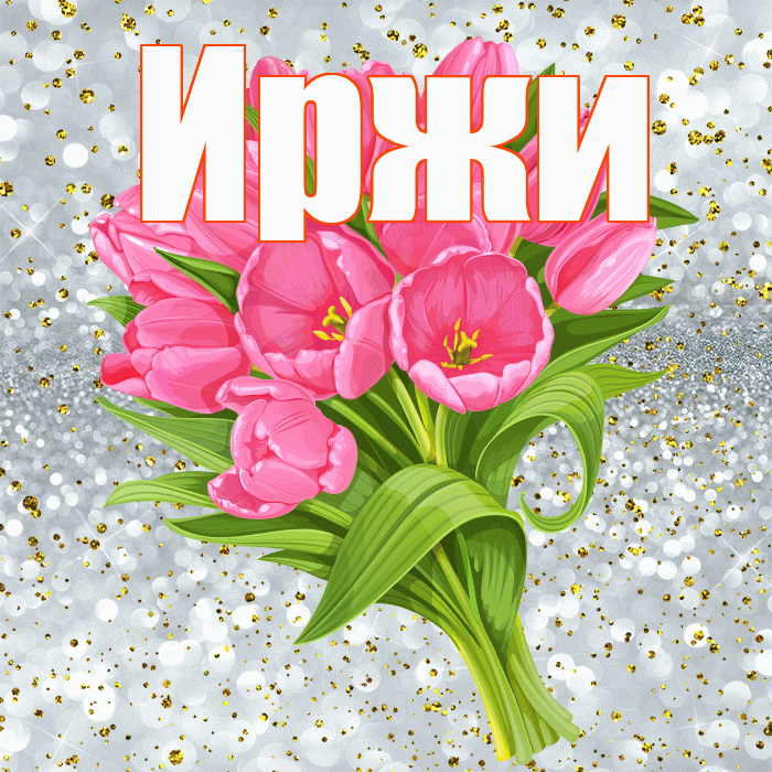 Иржи! С прошедшим днем рождения! Красивая открытка Иржиевне!