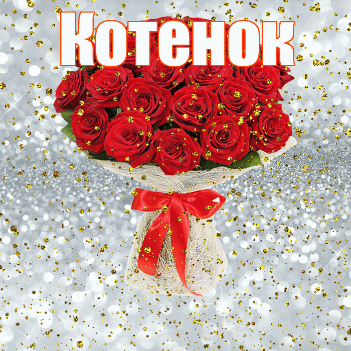 Котенок! С прошедшим днем рождения! Красивая открытка Котенку!