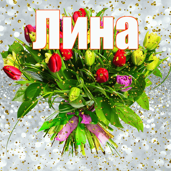 Лина! С прошедшим днем рождения! Красивая открытка Лине!