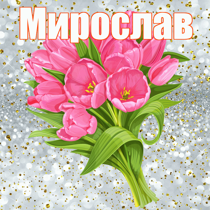 Мирослав! С прошедшим днем рождения! Красивая открытка Мирославу!
