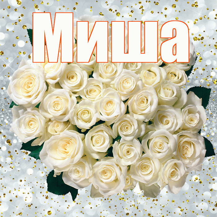 Миша! С прошедшим днем рождения! Красивая открытка Мише!
