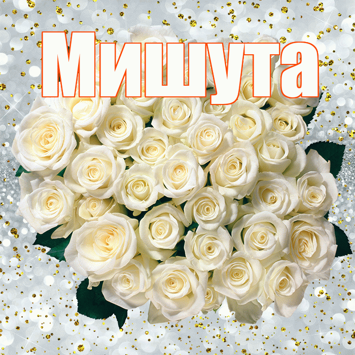 Мишута! С прошедшим днем рождения! Красивая открытка !
