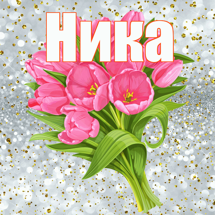 Ника! С прошедшим днем рождения! Красивая открытка Нике!