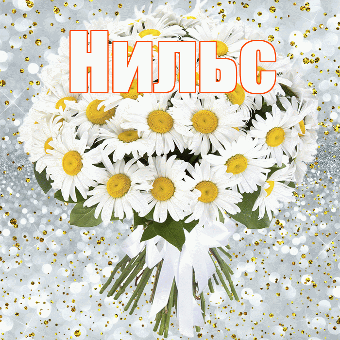 Нильс! С прошедшим днем рождения! Красивая открытка Нильсу!