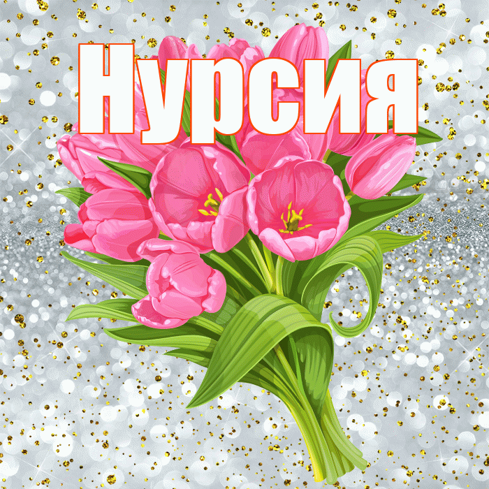 Нурсия! С прошедшим днем рождения! Красивая открытка Нурсие!