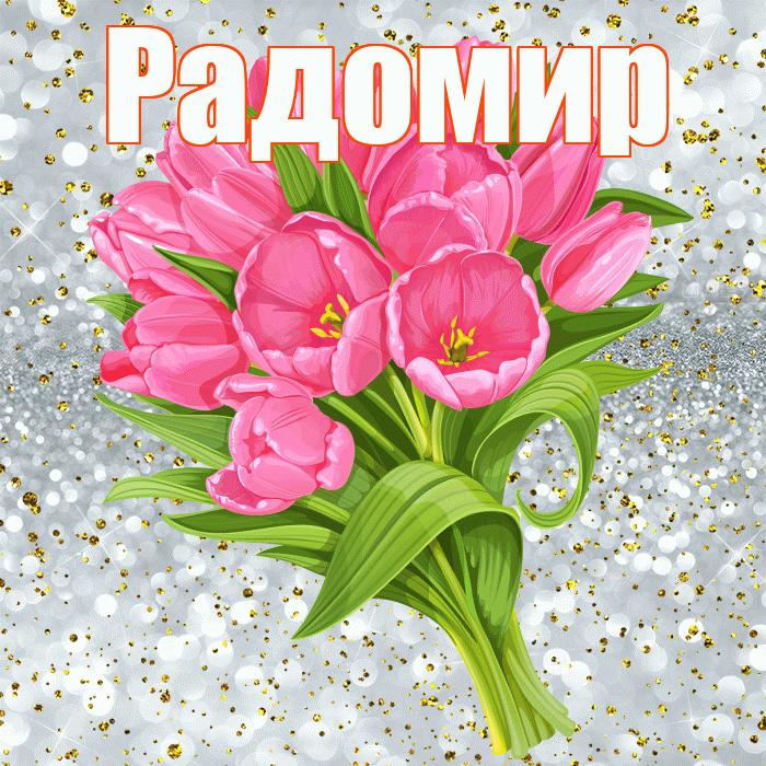 Радомир! С прошедшим днем рождения! Красивая открытка Радомиру!