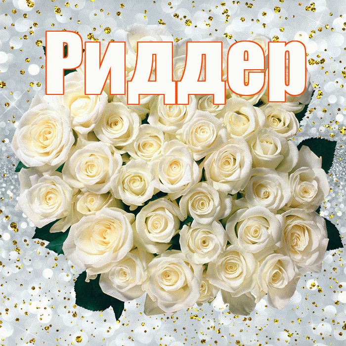 Риддер! С прошедшим днем рождения! Красивая открытка Риддеру!