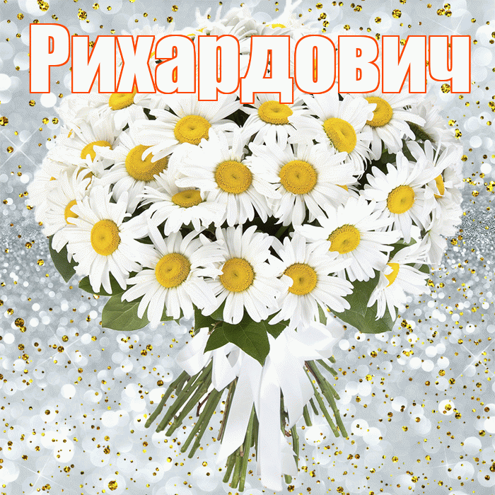 Рихардович! С прошедшим днем рождения! Красивая открытка Рихардовичу!
