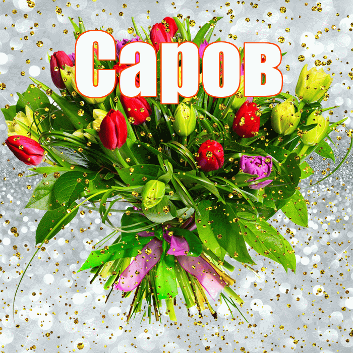 Саров! С прошедшим днем рождения! Красивая открытка Сарову!