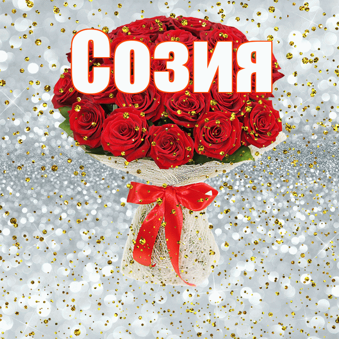 Созия! С прошедшим днем рождения! Красивая открытка Созии!