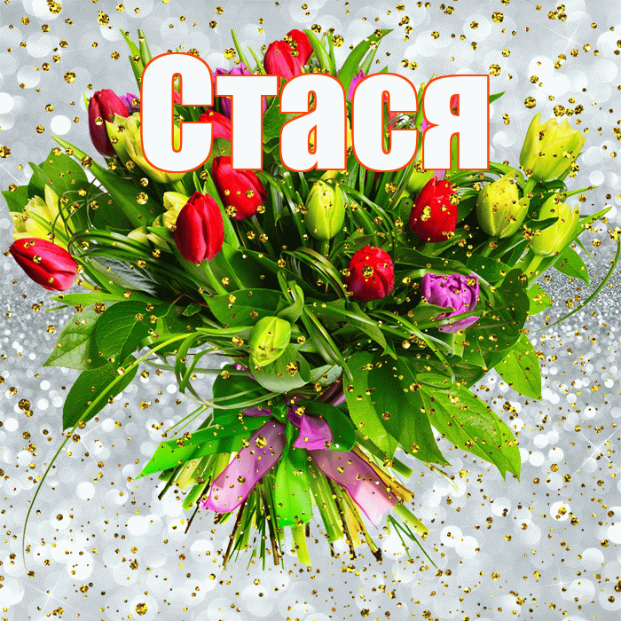 Стася! С прошедшим днем рождения! Красивая открытка Стасе!