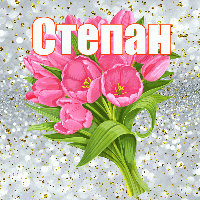 Степан! С прошедшим днем рождения! Красивая открытка Степану!