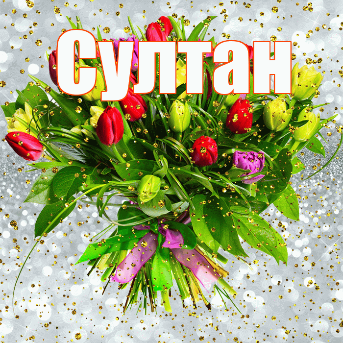 Султан! С прошедшим днем рождения! Красивая открытка Султану!