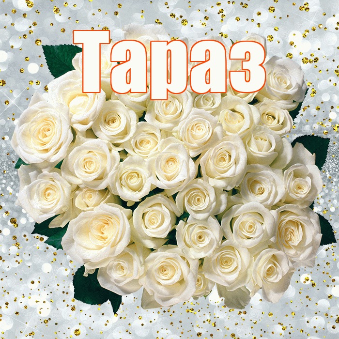 Тараз! С прошедшим днем рождения! Красивая открытка Таразу!