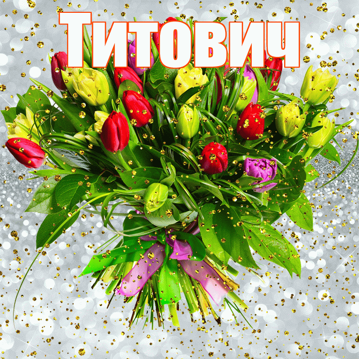 Титович! С прошедшим днем рождения! Красивая открытка Титовичу!