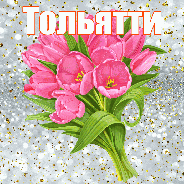 Тольятти! С прошедшим днем рождения! Красивая открытка Тольятти!