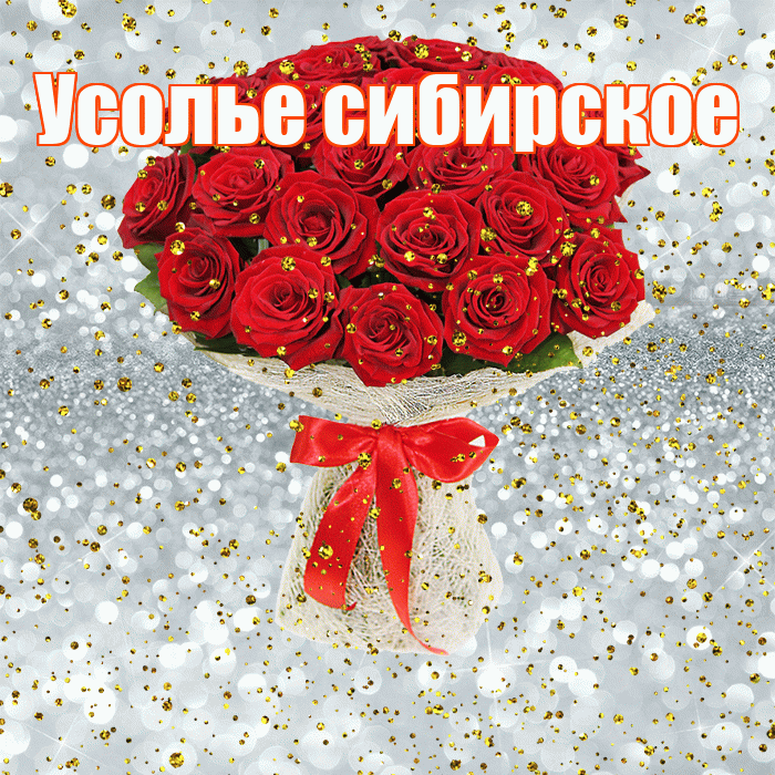Усолье сибирское! С прошедшим днем рождения! Красивая открытка !
