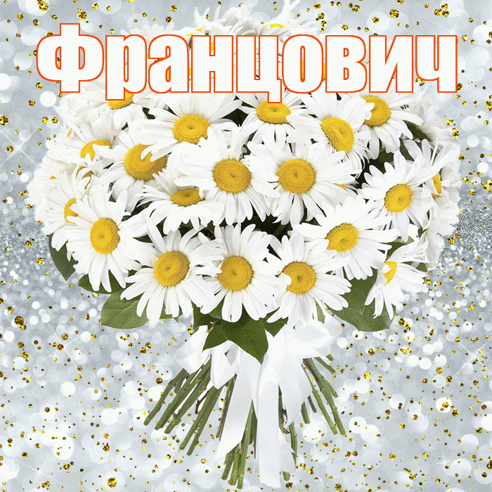 Францович! С прошедшим днем рождения! Красивая открытка Францовичу!