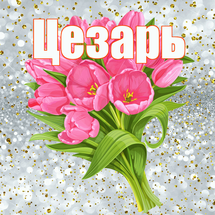 Цезарь! С прошедшим днем рождения! Красивая открытка Цезарю!
