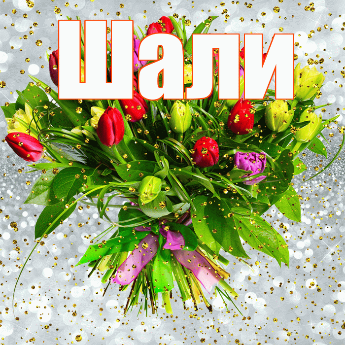 Шали! С прошедшим днем рождения! Красивая открытка Шали!