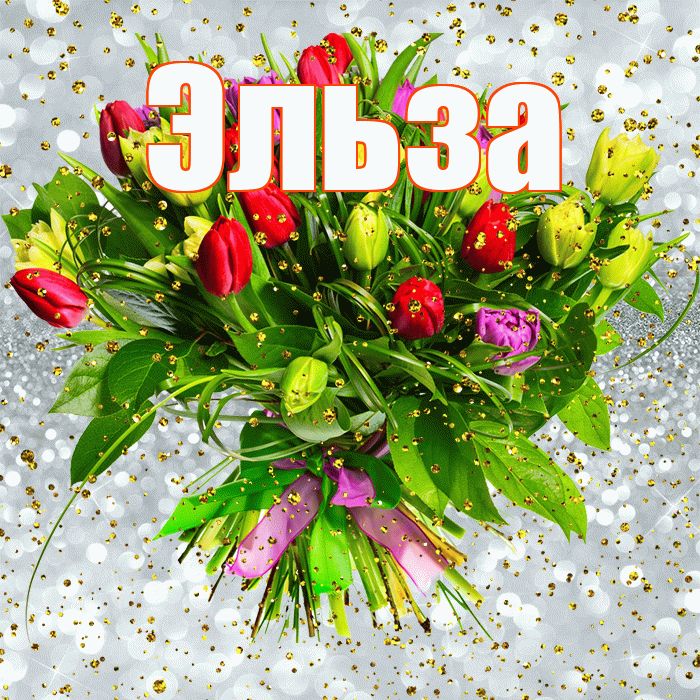 Эльза! С прошедшим днем рождения! Красивая открытка Эльзе!