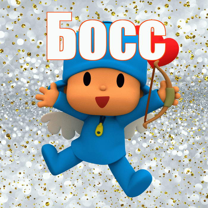 Босс! Спасибо! Красивая открытка Боссу!