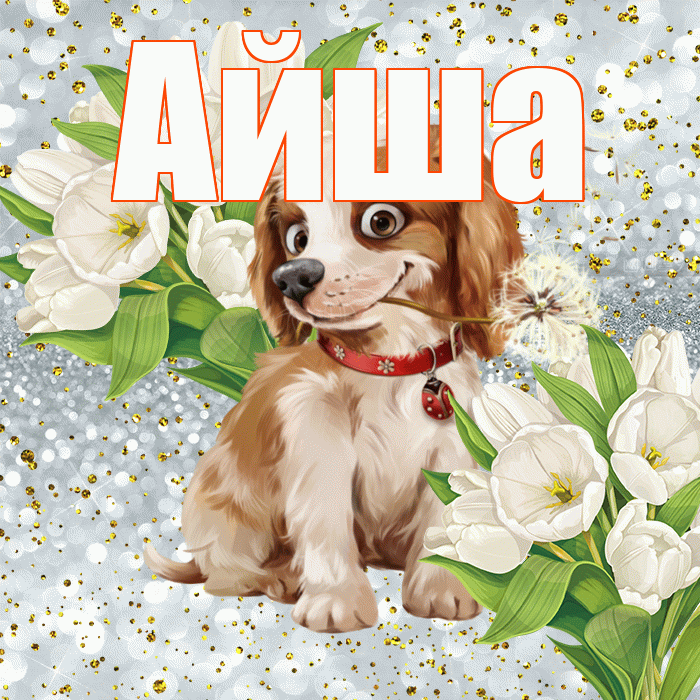Айша! Удачи Тебе! Красивая открытка Айше!