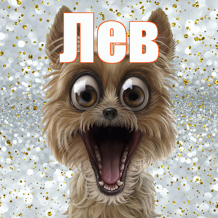 Лев! Удачи Тебе! Красивая открытка Леву!
