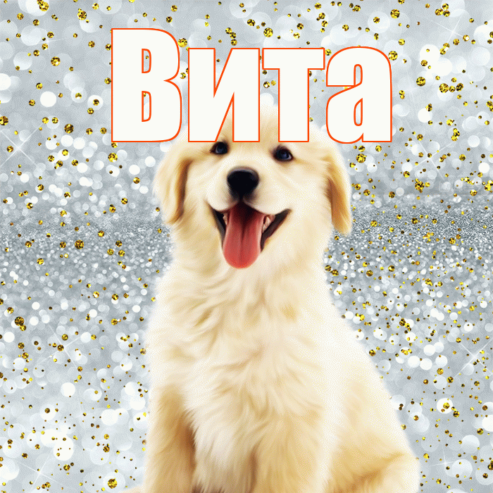 Вита! Улыбнись! Красивая открытка !