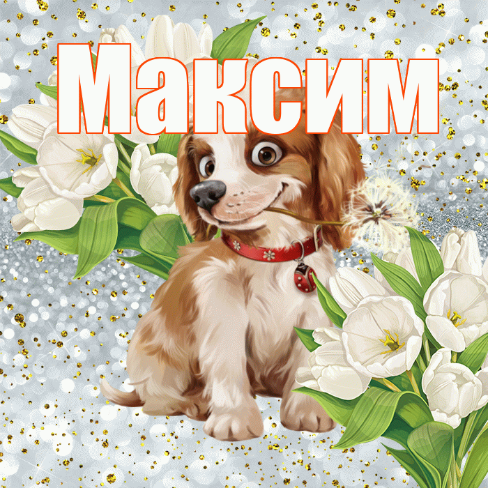 Максим! Улыбнись! Красивая открытка Максиму!