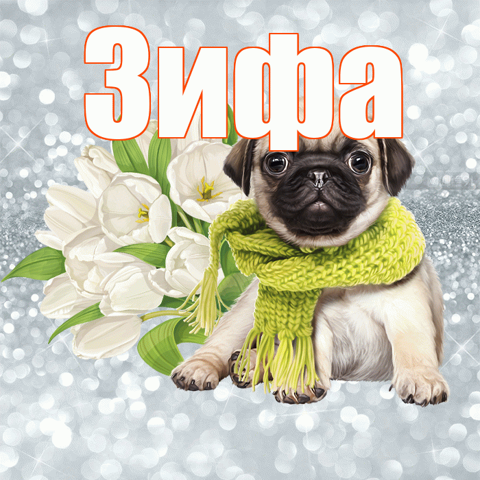 Зифа! Хорошего дня! Красивая открытка Зифе!