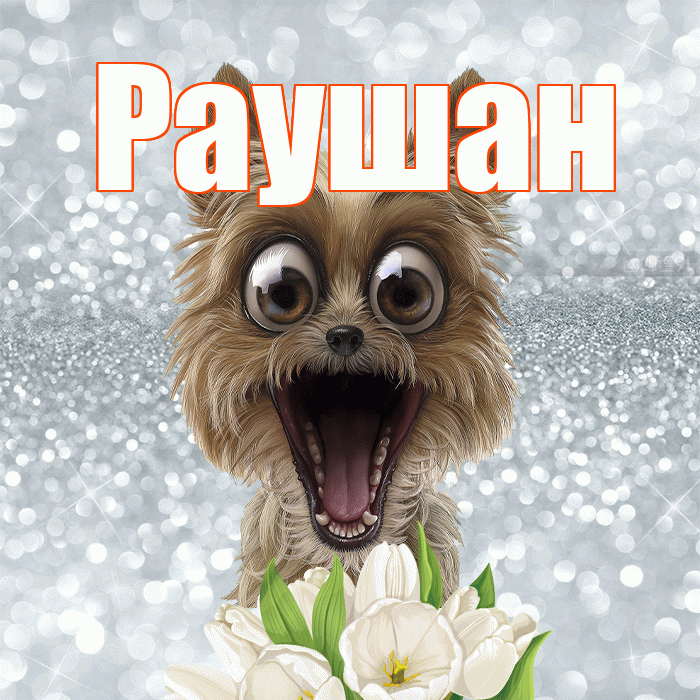 Раушан! Хорошего дня! Красивая открытка Раушан!