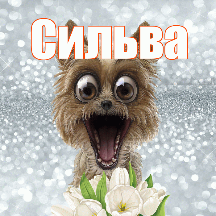 Сильва! Хорошего дня! Красивая открытка Сильве!