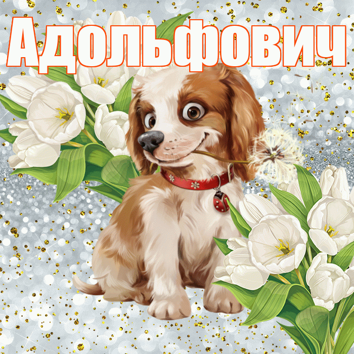 Адольфович! Хорошего настроения! Красивая открытка Адольфовичу!