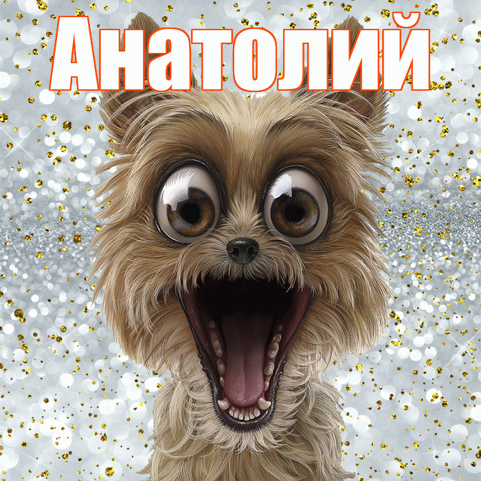 Анатолий! Хорошего настроения! Красивая открытка Анатолию!