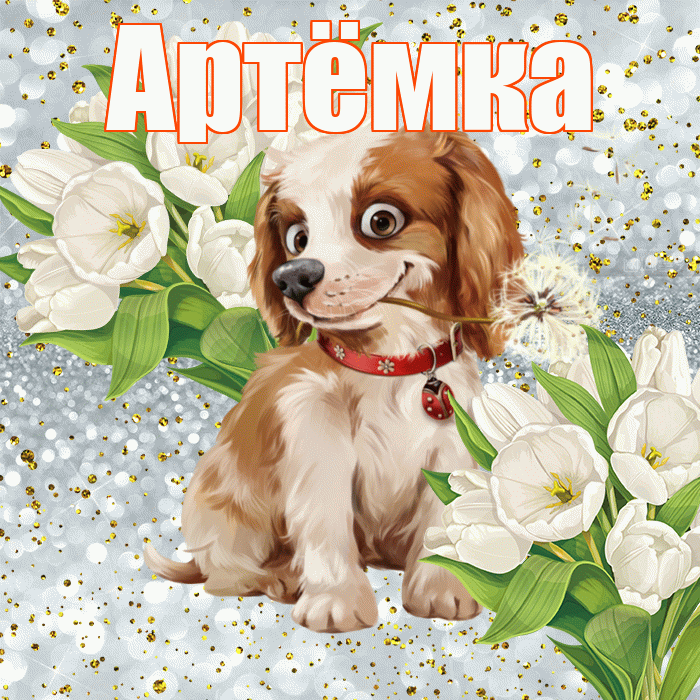 Артёмка! Хорошего настроения! Красивая открытка !