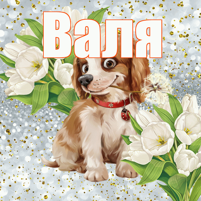 Валя! Хорошего настроения! Красивая открытка Валящей!
